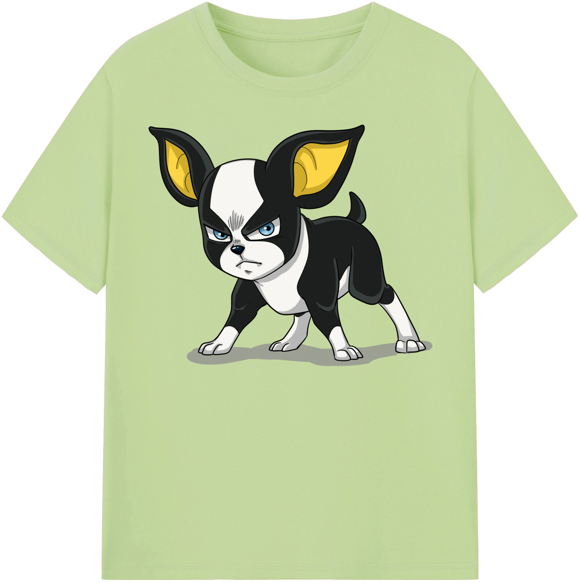 （画像用） ジョジョの奇妙な冒険 イギー JoJo's Bizarre Adventure Iggy 綿100％半袖Tシャツ（フロントプリント）